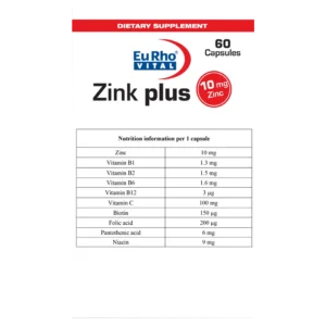 زینک پلاس 10 میلی گرم یوروویتال